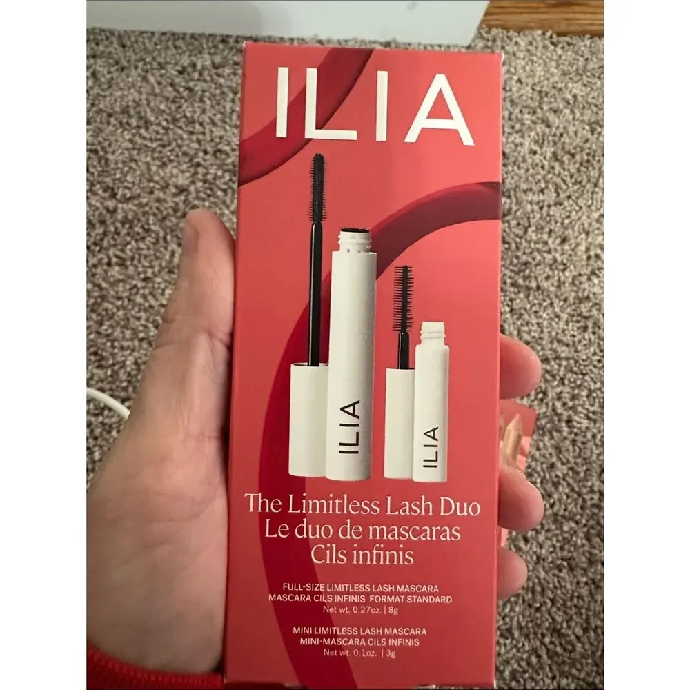 NIB ILIA The Limitless Lash Duo & Mini Lip Sketch Duo